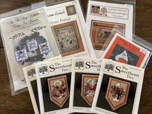 Cross Stitch Patterns Lot Of 5 Brand New In Packages - Picture 1 of 11
