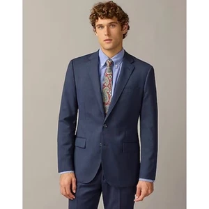 J.Crew Ludlow Slim Fit Anzug Sakko Italienisch Stretch Kammgarn Wollmischung J3272 38S - Bild 1 von 17