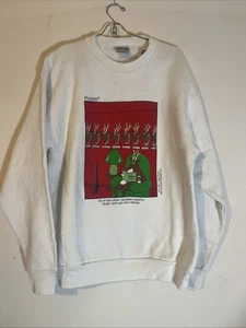 Rudolph Comedy Rubes 1991 Men's XL Crewneck Sweatshirt Murder Humor. Oneita Tag! - Picture 1 of 8