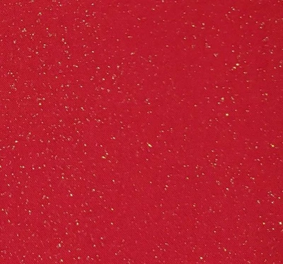 Christmas XMAS Metallic Red Glitter Valentine Cotton Fabric Solid BTY 1 3/4 yard - Image 1 of 4