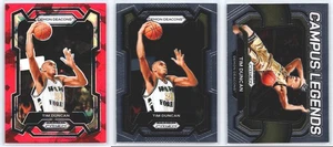 Tim Duncan - 2024 Panini Prizm Draft Picks #63 Red Ice + Campus Legends #1 - Bild 1 von 7