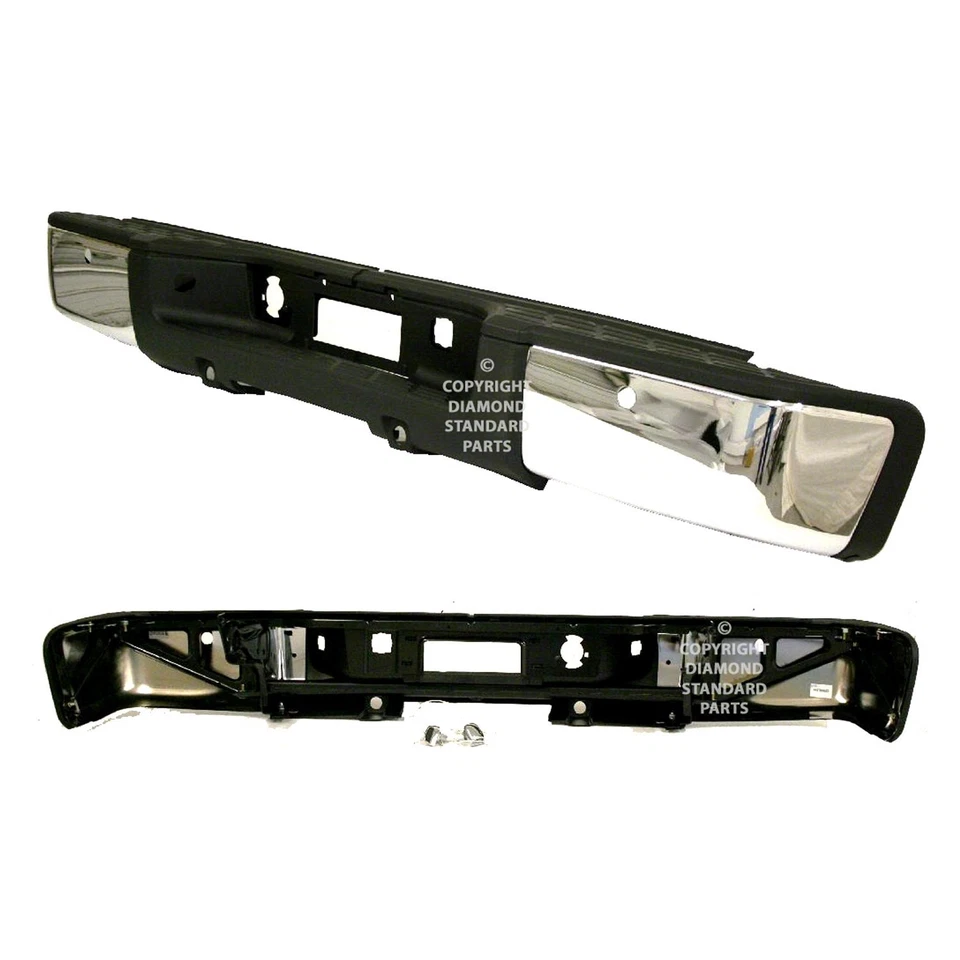 For Chevy Silverado 1500 07-13 Sherman Rear Step Bumper Assembly CAPA Certified - Изображение 1 из 1