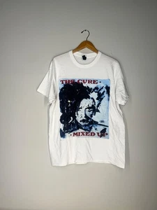 The Cure "Mixed Up" Album Artwork T-Shirt – White, Size  L, Modern Reprint - Picture 1 of 5