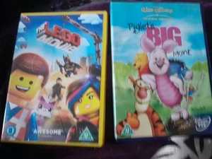 Disney Lego Movie And Disney Piglet Movie DVDs - Picture 1 of 1
