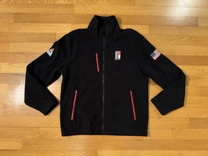 Nuova giacca M Polo Ralph Lauren P Racing 1992 USA bandiera patch pile alpino zip - Foto 1 di 21