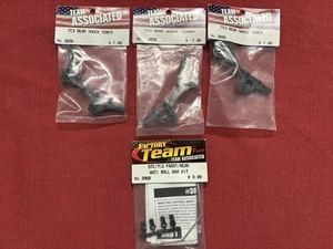 Team Associated (4) NTC/TC3 Parts Buy NOS 3960, 3895 Rear Shock Tower, Roll Bar - Picture 1 of 6