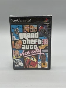 Grand Theft Auto: Vice City (PlayStation 2, 2002) Brandneu - aus Box Set - Bild 1 von 12