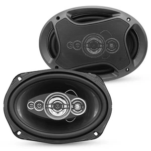 5-Kern 6 x 9 Auto Lautsprecher 2 Stück 800 W 4 Ohm Ersatz 2-Wege Koaxial Lautsprecher mit Hochtöner - Bild 1 von 12