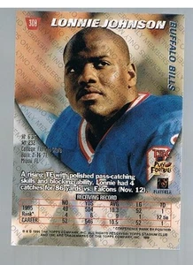 1996/96 Topps Stadium Club Solo Miembros Lonnie Johnson #308 Bills - Imagen 1 de 1