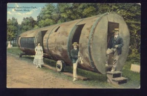 Spruce Log at Palmer Park Detroit MICHIGAN Postcard - Picture 1 of 1