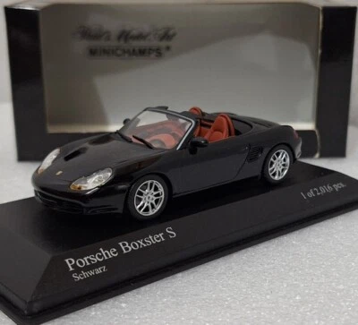 保时捷 Boxster S 2002 黑色 1: 43 Minichamps 400062070 极为罕见!! (6) — 第 1/4 张图片