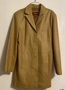 MARC MATTIS Leather Jacket Mens — Large - Picture 1 of 6