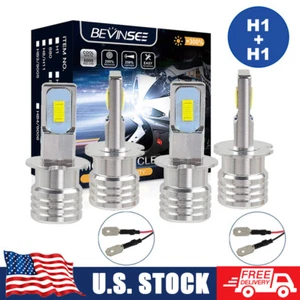 4x H1 LED Headlight Bulbs 6000K For BMW R1150R Roadster 2002-2006 Bright White - Picture 1 of 9