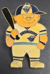 VINTAGE 1989 LIL' SPORTS BRAT BLUE JAYS PLAYER ENAMEL BASEBALL PIN - Picture 1 of 2