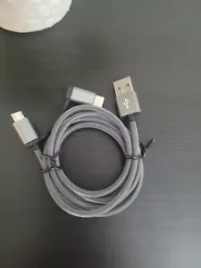 3.0 Micro USB Type C Cable Fast Charging 2in1 Type-C Cable 🇺🇸 sold and shipped - Picture 1 of 9