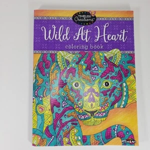 Cra-Z-Art Timeless Creations Coloring Book, Wild at Heart, 64 pages - New - Picture 1 of 4