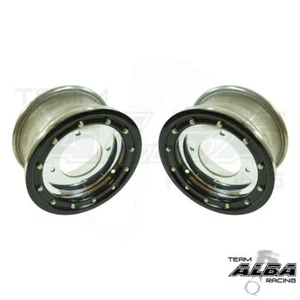 Banshee 350 Warrior Front Wheels Beadlock 10x5 4+1 4/156 Alba Racing PB 41 - Picture 1 of 1