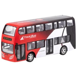 RC Bus 2.4G Remote Control Car Double-decker Stretch Electric Bus 3km/h With LED - Picture 1 of 2
