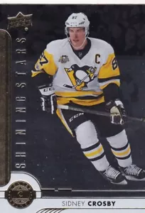 SIDNEY CROSBY 2017-18 17-18 CUBIERTA SUPERIOR 1 ESTRELLAS BRILLANTES #SSC-9 PENGUINS - Imagen 1 de 1