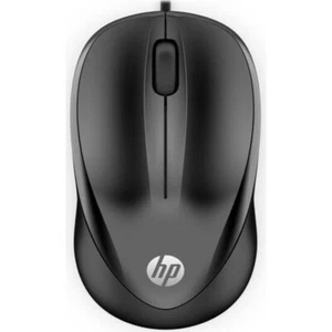 HP Wired Mouse 1000 kabelgebunden 1.200 DPI Links- und Rechtshänder schwarz - Bild 1 von 5