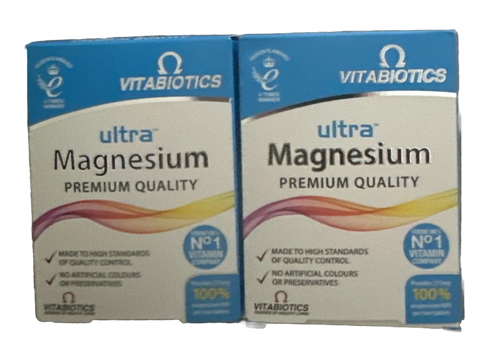 Vitabiotics Ultra Magnesium Tablet, 60 Count - 4 Pack