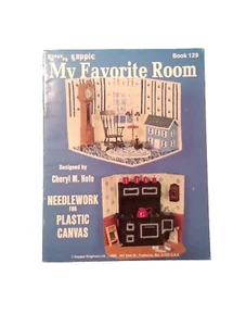 MY FAVORITE ROOM Kount On Kappie Plastic Canvas Kitchen Living Room Christmas  - Picture 1 of 2