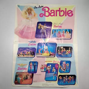 Bambola I'm Into Barbie vintage 1990 Mattel opuscolo pieghevole opuscolo inserto volantino - Foto 1 di 7