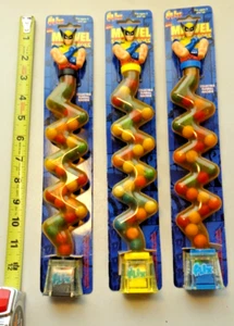 Flix Wavy 1997 Set of 3 Marvel Wolverine all 3 colors - 13 in Gumball Dispensers - Picture 1 of 6