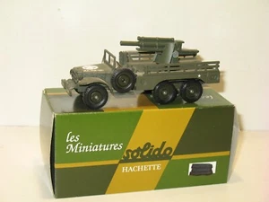 SOLIDO, camion dodge 6X6 canon 75 mm obusier USA militaire - Foto 1 di 7