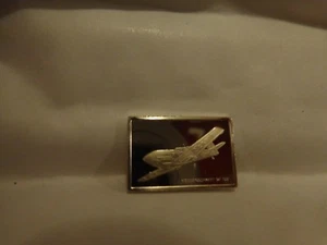 Franklin Neuzustand - Messerschmitt Bf 109 Sterling 925 Silber Hobel Tafel Badge - Picture 1 of 2