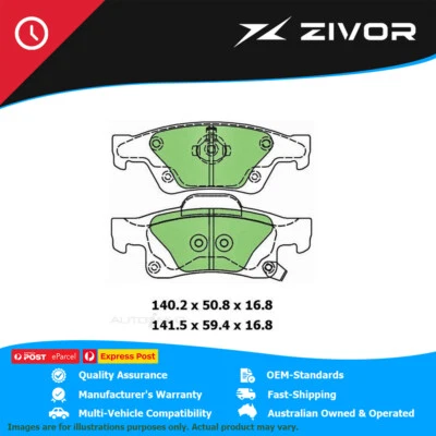 New PROTEX Disc Pad Set For JEEP GRAND CHEROKEE LIMITED WK 3.0L EXF #DB2217F - image 1 of 4