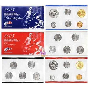 2005 Uncirculated Coin Set U.S Mint Original Government Packaging OGP - Picture 1 of 1
