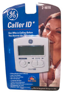 GE Caller ID 2-9016S Name Identification Phone Display-New FACTORY SEALED