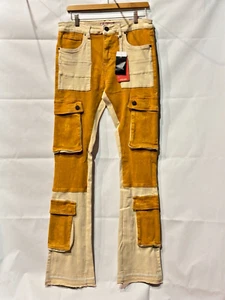 New! Bleeker Bleeker Distressed Pocketed Stacked Jeans w edge D450 Timberland - Picture 1 of 9