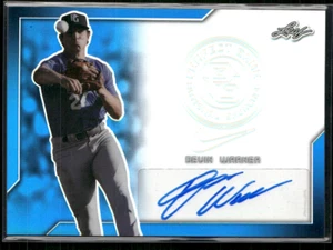 Devin Warner 2017 Leaf Perfect Game Blue Auto 14/30 - Picture 1 of 2