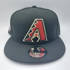 MLB Arizona Diamondbacks 9FIFTY Adjustable New Era Snapback Hat Cap Black M/L - Picture 1 of 6