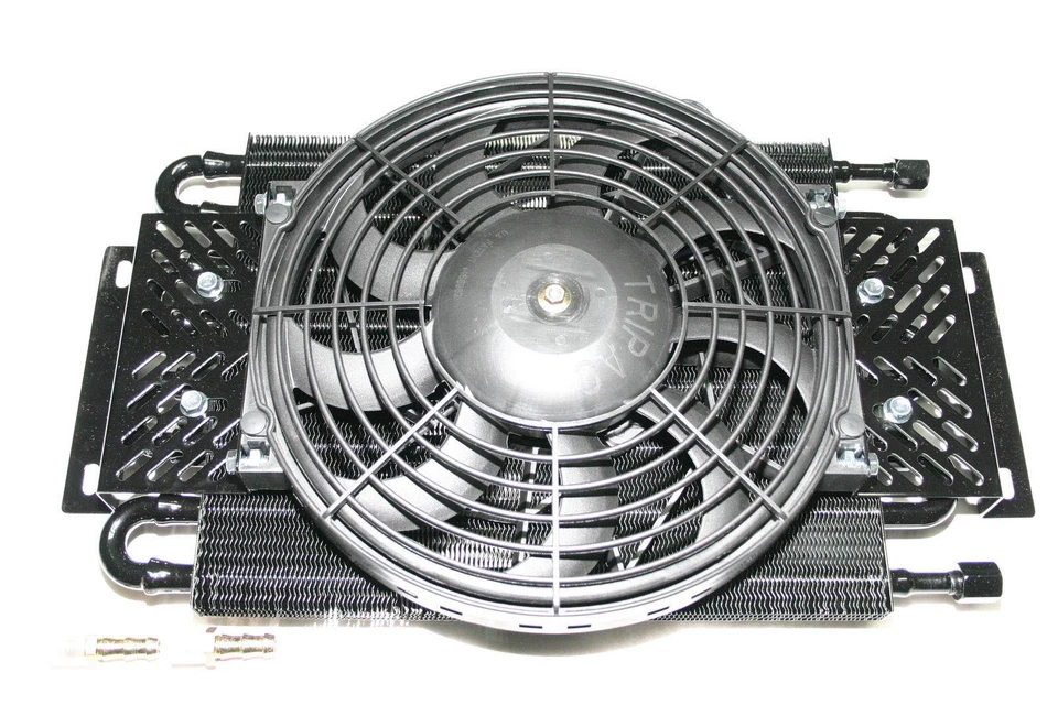 Hayden Transmission fluid Oil Cooler & Fan The Dawg 525 RV Tow Towing Off-Road Foto 1 de 1