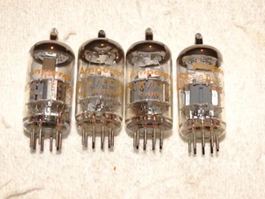 4 x 6DJ8/E88CC Amperex Röhren*A-Frame-Dimpled Disk*Strong Quad*#8 - Bild 1 von 4