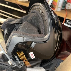 Xxl Harley Davidson helmet black with mic Ultra Jet - Picture 1 of 2
