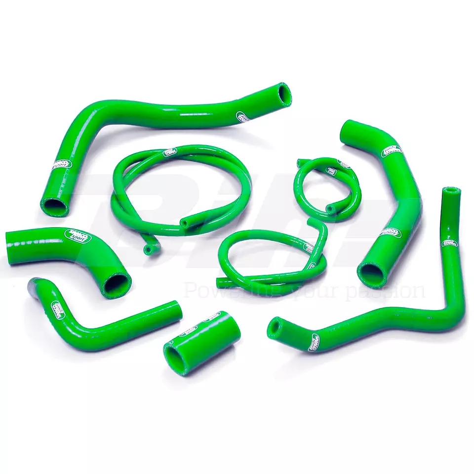 Samco Set Mangas Tubos Radiador Verde Kawasaki Z 1000 2010-2014 - Imagen 1 de 1