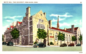 YALE - University Postcard:  White Hall, New Haven, Connecticut - Picture 1 of 2