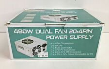 Logisys CP-PS480W 480W Dual Fan 20+4-Pin Power Supply