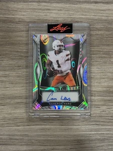 2025 Leaf Silver Cameron Ward GOLD Lava 15/55 Auto Rookie Card (Factory Sealed) - Picture 1 of 2