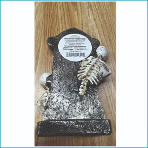 Halloween Skeleton Tombstone Decoration – Spooky Graveyard Prop – Walgreens 2024 - Picture 1 of 15