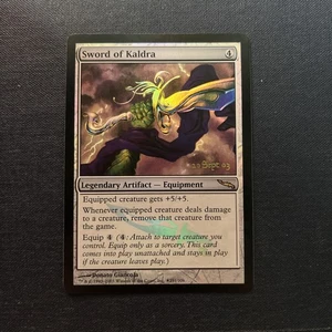 Sword of Kaldra - Foil - Mirrodin - Magic: The Gathering MTG - Promo Prerelease  - Bild 1 von 2
