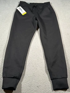 32 Degrees Heat Jogger Pants Women Small 30x27 Black Stretch Drawstring Athletic - Foto 1 di 12