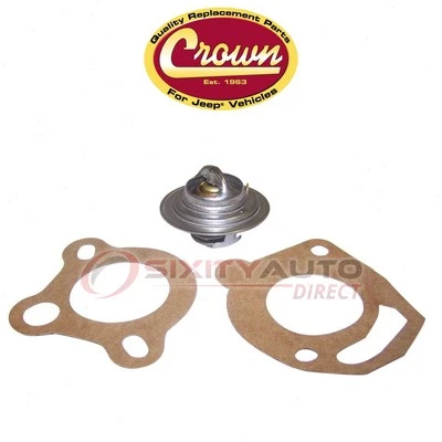 Crown Automotive Engine Coolant Thermostat for 1974-2001 Jeep Cherokee 4.0L nz Foto 1 de 4