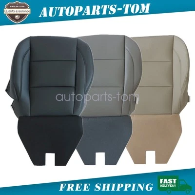 For 2004 to 2010 Infiniti QX56 Front Bottom Black Gray Tan Leather Seat Cover - Изображение 1 из 2