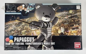 Papagguy Team Try Fighters Yuuma Kousaka’s Mobile Suit HG 1/144 Scale Bandai - Picture 1 of 5