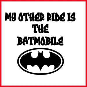 BATMAN BATMOBIL AUTO STYLING VINYL ABZIEHBILD TRANSFER AUFKLEBER TUNING GRAFIKEN LUSTIG - Bild 1 von 5